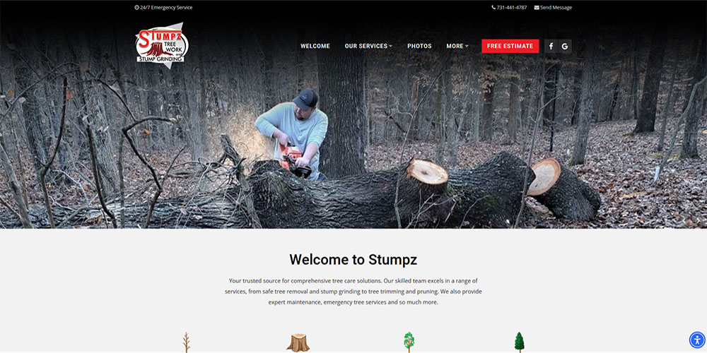 Stumpz Tree Work & Stump Grinding